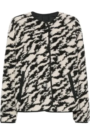 Marant Etoile Himala Jacke mit Zebra-Print