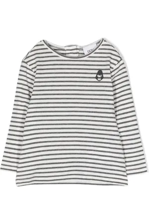 DOUUOD KIDS Gestreiftes Langarmshirt