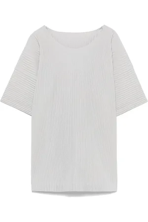 Issey Miyake Plissiertes T-Shirt