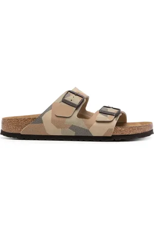 Birkenstock Pantoletten mit abstraktem Print