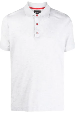 Kiton Poloshirt mit Logo-Print