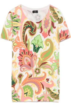 Etro T-Shirt mit Paisley-Print
