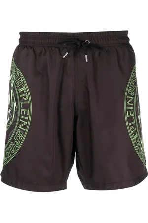 Philipp Plein Badeshorts mit Logo-Print