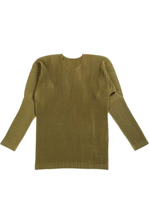 Issey Miyake Plissé-effect T-shirt