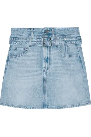 Ganni Jeansrock mit Gürtel