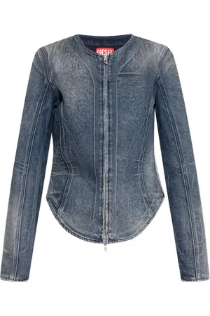 Diesel Jeansjacke mit Reißverschluss