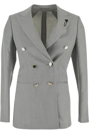 LARDINI Wool-silk blazer
