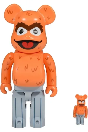 MEDICOM TOY BE@RBRICK Oscar The Grouch 100% and 400% figure set