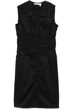 Saint Laurent 2000s Midikleid aus Baumwolle