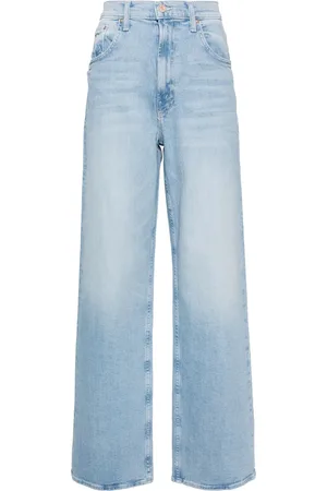 Mother Spinner Straight-Leg-Jeans mit hohem Bund