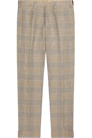 DRIES VAN NOTEN Karierte Tapered-Hose