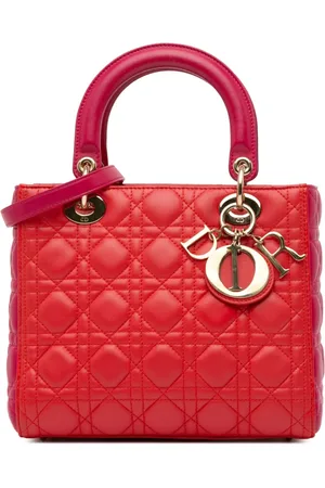 Dior 2014 mittelgroße Cannage Lady Dior Satchel-Tasche