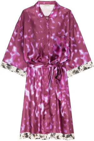 DRIES VAN NOTEN Hemdkleid aus Seide