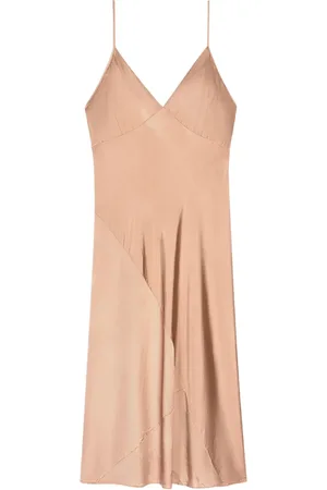 DRIES VAN NOTEN Midikleid mit Spaghettiträgern