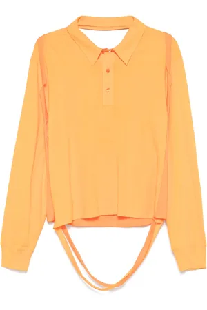 ECKHAUS LATTA Dekonstruiertes Poloshirt