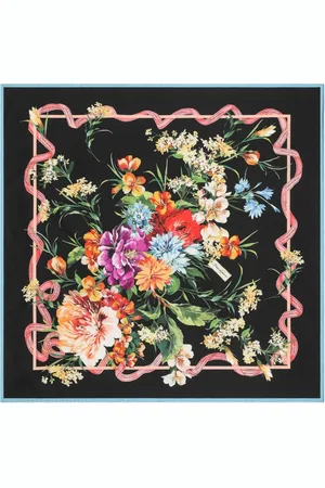 Dolce & Gabbana Schal mit Blumen-Print