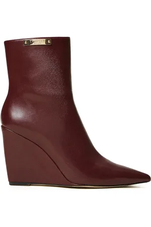 Twin-Set Stiefeletten mit Logo-Schild 100mm