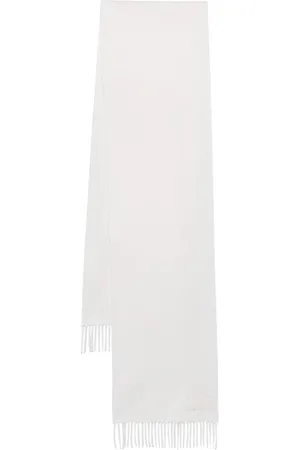 Max Mara Kaschmirschal mit Logo-Stickerei