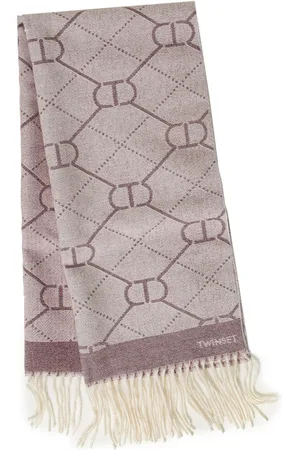 Twin-Set Schal mit Logo-Muster