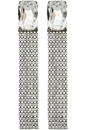 Saint Laurent Hängeohrringe mit Strass