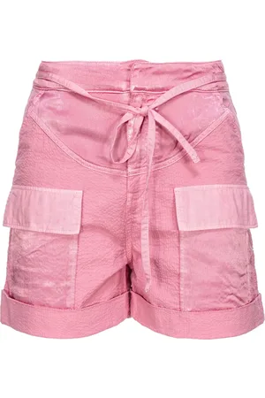 Pinko Seersucker-Shorts mit Klappentaschen