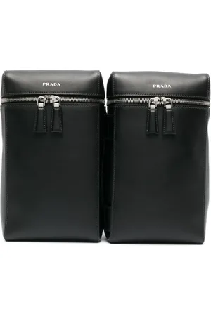 Prada Double Rucksack aus Leder