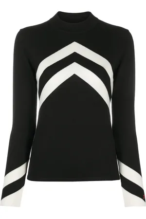 Perfect Moment Gerippter Pullover mit Stehkragen