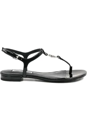Karl Lagerfeld Sandalen mit Logo-Applikation