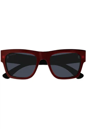 Gucci Sonnenbrille mit eckigem Gestell
