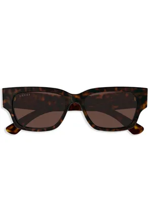 Gucci Sonnenbrille mit eckigem Gestell