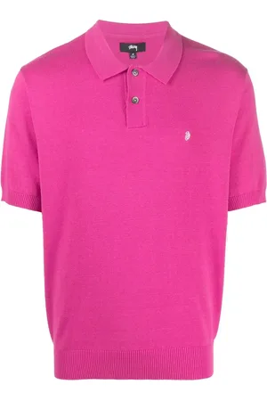 STUSSY Poloshirt mit Logo-Stickerei