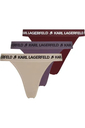 Karl Lagerfeld Tangas aus Baumwollstretch (3er-Set)