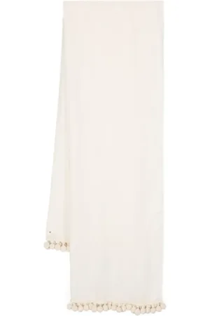 Max Mara Schal mit Pompons