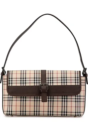 Burberry 2000-2017 Schultertasche aus House Check-Canvsa
