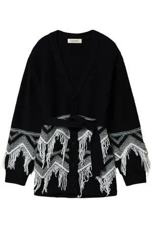 Twin-Set Cardigan mit Fransen