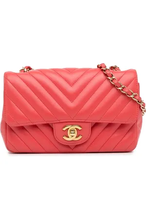 CHANEL 2019 mini Classic Chevron Single Flap Umhängetasche