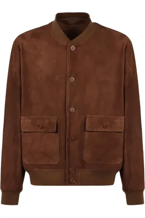 SALVATORE SANTORO Bomberjacke aus Leder