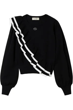 Twin-Set Pullover mit doppeltem Volant