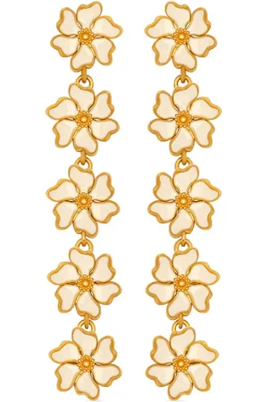Oscar de la Renta Ring mit Blumendetail