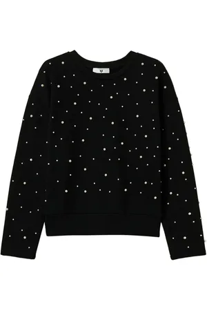 Twin-Set Sweatshirt mit Zierperlen