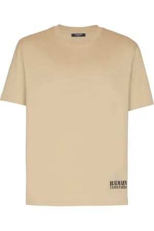 Balmain T-Shirt mit Logo-Stempel