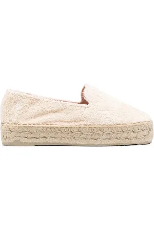 MANEBI Espadrilles mit geflochtener Bastsohle
