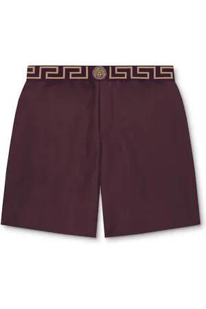 VERSACE Badeshorts mit Greca-Bund