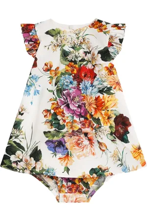 Dolce & Gabbana Kleid mit Blumen-Print