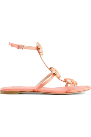 Giambattista Valli Sandalen mit Blumenapplikation