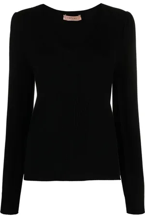 Twin-Set Pullover mit Gürtel
