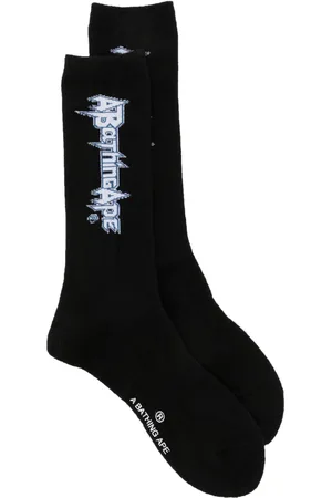A Bathing Ape Lange Socken mit Logos