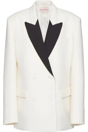 VALENTINO GARAVANI Doppelreihiger Double Crepe Blazer