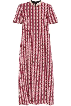 Muzungu Sisters Midikleid mit grafischem Print