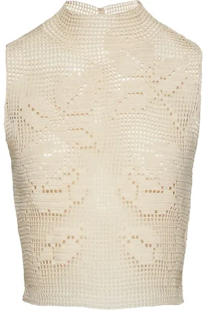 MAGDA BUTRYM Gehäkeltes Tanktop mit Spitze